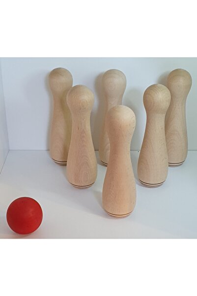 kırtkırt ahşap طقم بولينج خشبي 7 قطع