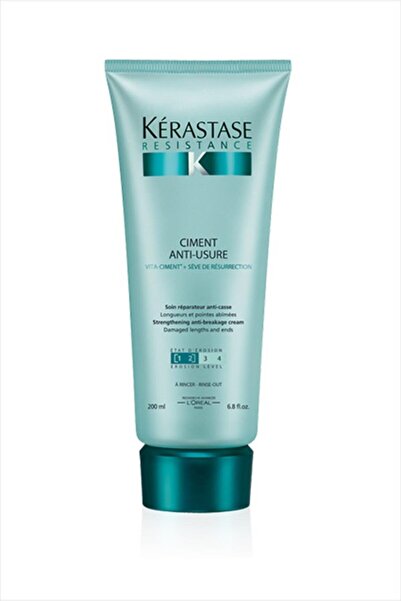 Kerastase (everything For Care Cosmetics) Resistance Ciment Anti-usure Conditioner (1-2) 200 Ml