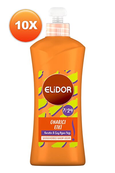 Elidor 24/7 Instant Repair Styling Cream - 300 Ml. Ten Pack