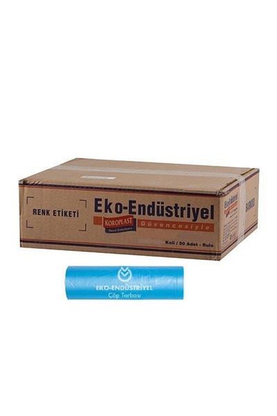 Koroplast Eco Industrial Garbage Bag Large Size Blue 500 Pieces