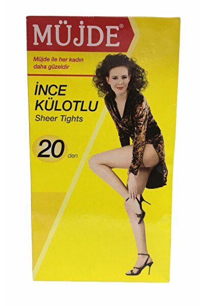 Müjde Külotlu Çorap 20 Denye 6 Adet Müjsarı20siyah2