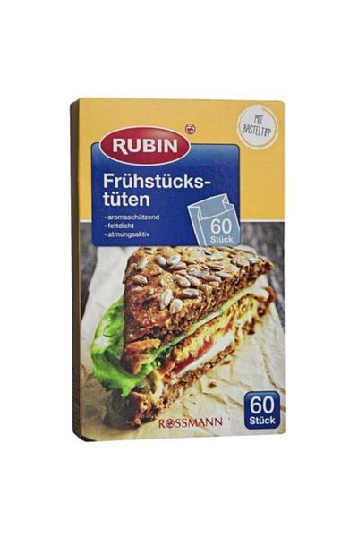 Rubin 60 Pieces Breakfast Bags