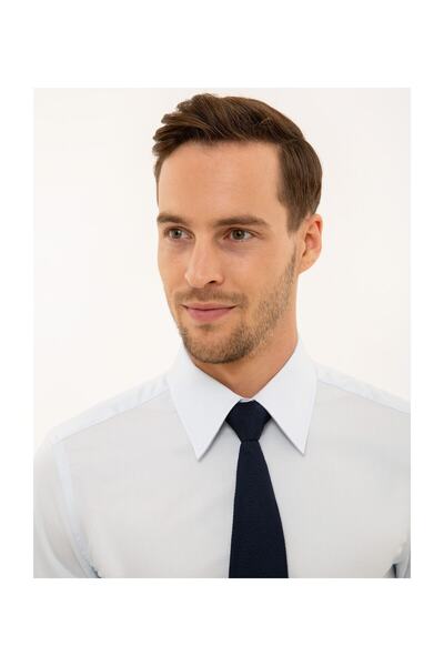 Pierre Cardin Erkek Açık Mavi Slim Fit Gömlek G021SZ004.000.1038388