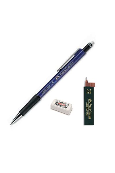 Faber Castell Faber Grip Ii 1345 0.5 Tip Pen Set Dark Blue (5091207100)