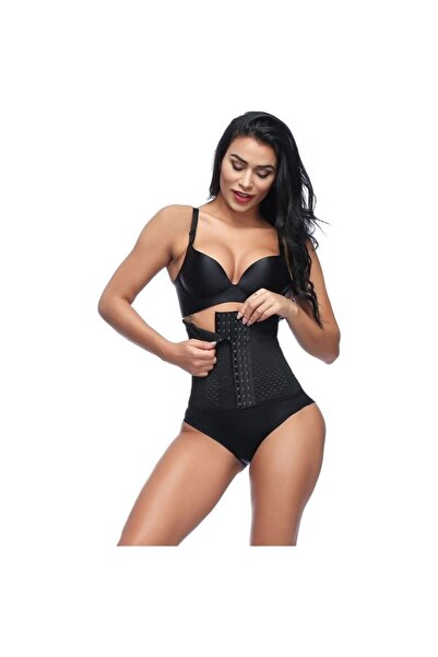 Hotaqua Women's Black 6-Stage Perforated Flexible Corset