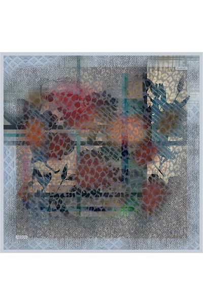 Armine Γυναικείο πολύχρωμο μεταξωτό Twill Nostalgia Scarf 8201d