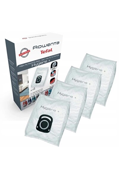 Rowenta Hygiene+ White Dust Bag Set of 4 - Zr 200540