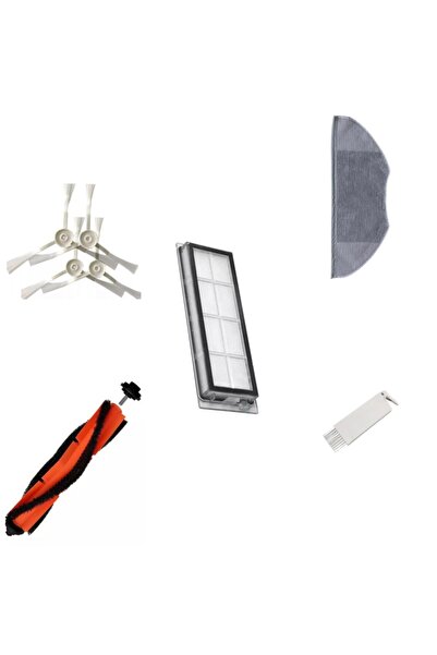 Xiaomi İthalatçı Garantili Akıllı Robot Süpürge 6lı Filtre Seti -2 In 1 Essen...