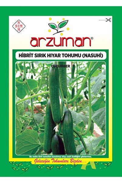 Arzuman Tohum Arzuman Hibrit Sırık Hıyar Salatalık Tohumu (nasuhi) 10adet Tohum