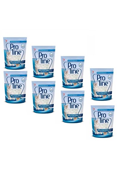 Pro Line 8 Adet Kristal Kedi Kumu 3.8 Lt (ekopaket)