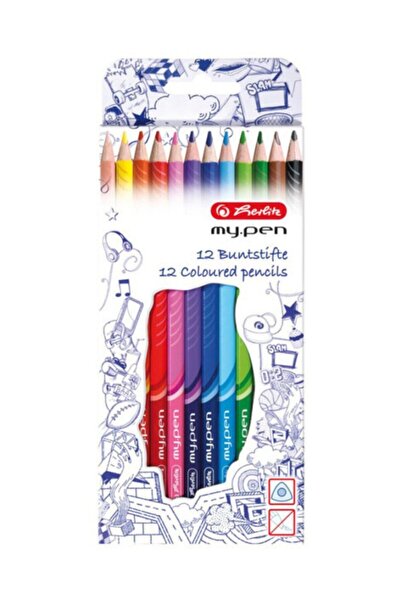 Herlitz أقلام تلوين 12 قطعة Mypen Triangle 152
