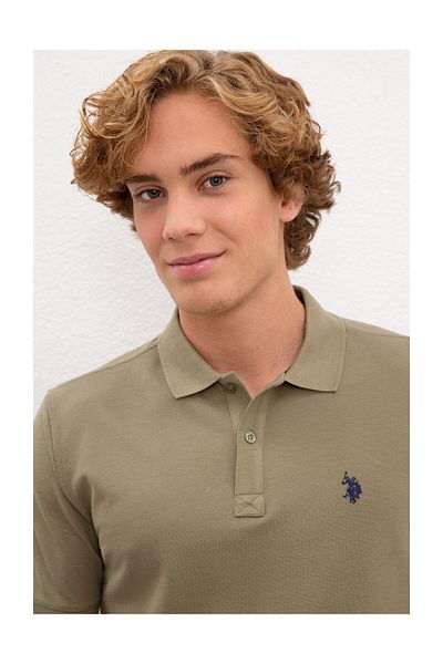 U.S. Polo Assn. Ανδρικό μπλουζάκι πόλο με λαιμόκοψη G081GL011.000.954055