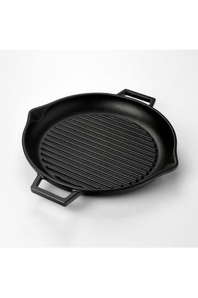 Lava Finalonline Double Cast Iron Set 18x26 Cm Toast Pan + 30 Cm Grill Pan Pan