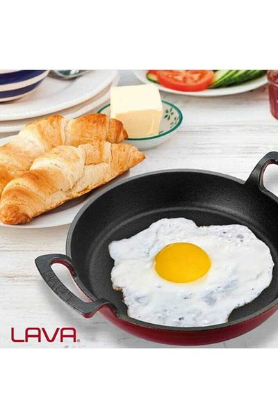 Lava Finalonline Double Cast Iron Set 30 Cm Grill Pan + 20 Cm Pan-Sahan Pan