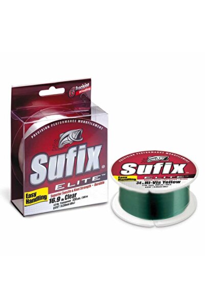 SUFIX خط صيد السمك من Elite Model، خط صيد السمك Low Vis Green 300 Mt