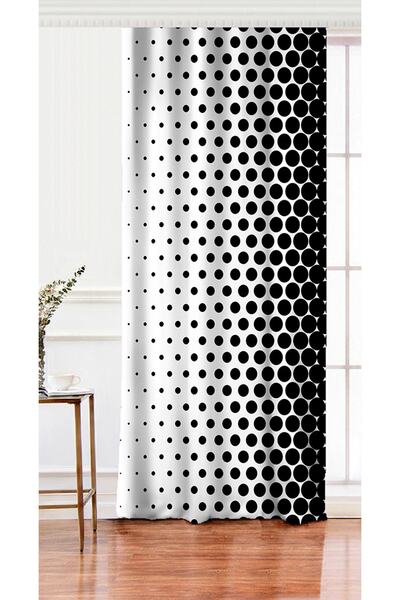 Realhomes Tek Kanat Özel Tasarım Dijtal Baskılı Modern Salon Fon Perdesi