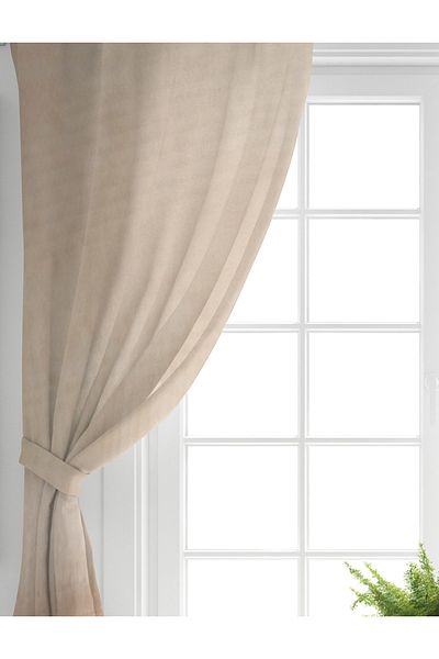 Realhomes Single Wing Flower Basket Pattern Digital Printed Living Room Background Curtain