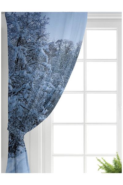 Realhomes Perdele de fundal pentru living modern, cu o singură aripă, cu design special