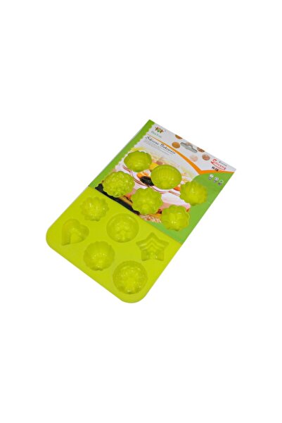 PASTRY PLANET قالب كيك صغير من السيليكون مكون من 12 زهرة