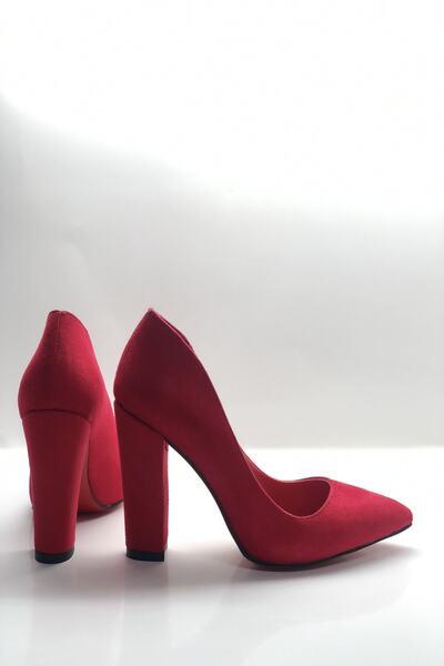 HAYYSHOES Stiletto Kalın Topuklu Ayakkabı