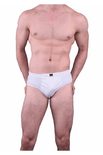 Tutku Men's White Briefs