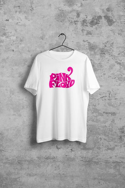 Comoestas Tricou alb pentru femei Pink Floyd Text