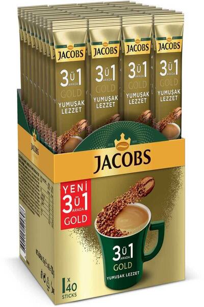 Jacobs 3ü1 Arada Gold Yumuşak Içim 40x18gr