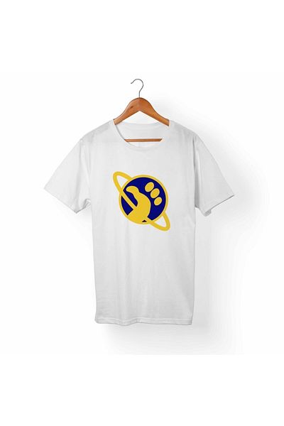 Alfa Tshirt Ανδρικό λευκό μπλουζάκι Don't Panic
