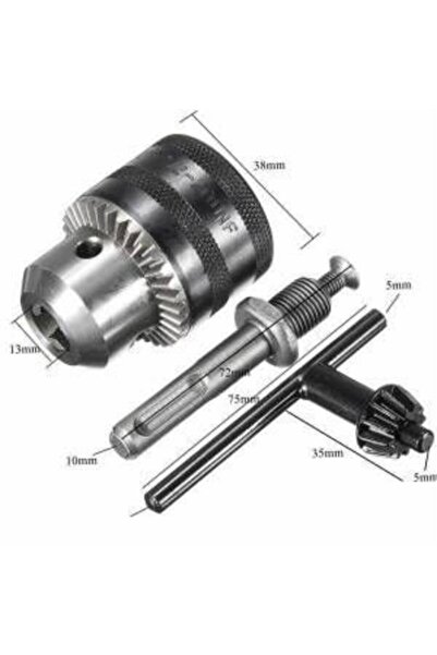CMC Tools Bosch Dewalt Hilti Aeg Mandiren Sds Plus Metal Mandrel Adaptörü Sds Uçlu 1/2 Mandren Mıknatıslı Bits