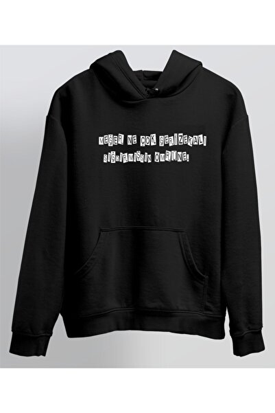 venüsdijital Unisex crna majica sa kapuljačom Štampano Ispostavilo se da si t...