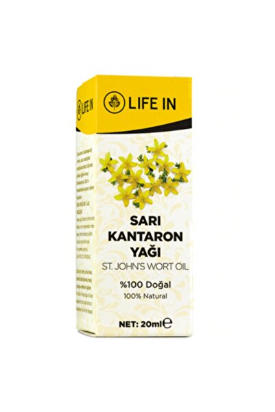 Life In لايف إن أصفر - زيت نبتة سانت جون الطبيعي 100% 20 مل