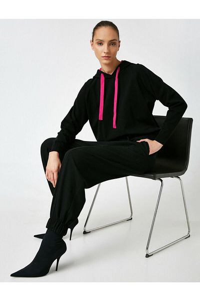 Koton Women's Black Jogger Pants
