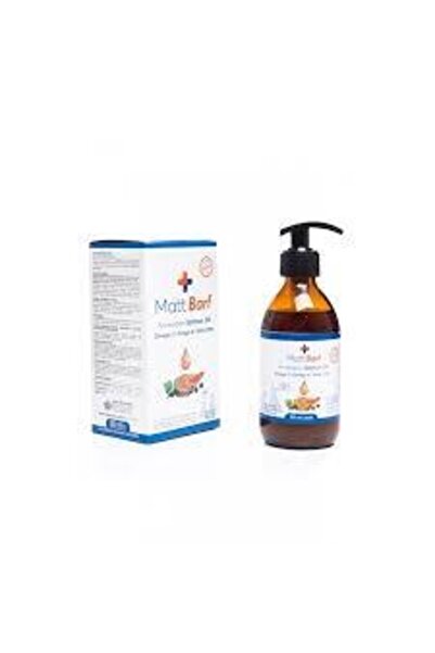 MATT BARF Salmon Oil Kedi Köpekler Için Balık Yağı 250ml Somon Yağı