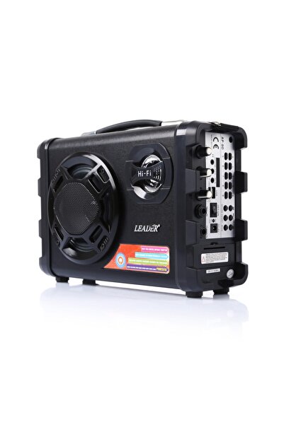 Leader Taşınabilir Toplantı Amfisi Usb Bluetooht Mikrofonlu Mevlit Hoparlörü Ap-80
