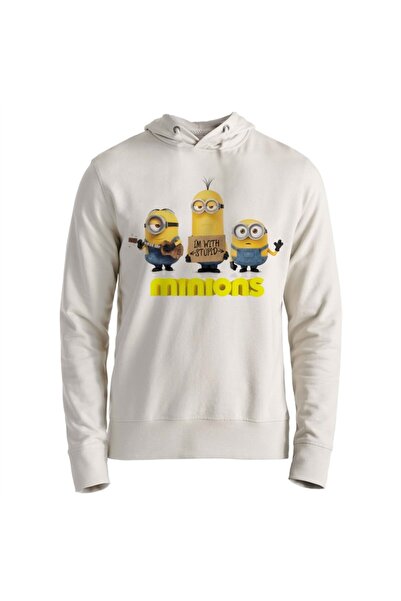 Alfa Tshirt سويت شيرت Ecru Minions للرجال