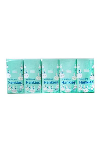 Watsons Hankies 3ply 10 Pieces *10 Rabbit2399900851538
