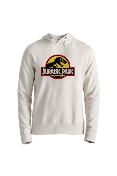 Alfa Tshirt سويت شيرت مطبوع من Ecru Jurassic Park للأطفال للجنسين