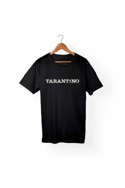 Alfa Tshirt Unisex Μαύρο Quentin Tarantino Μαύρο T-Shirt