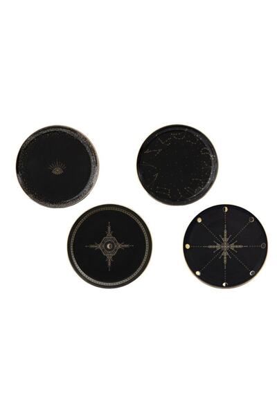 Porland Nıght Magıc 4'lü Pasta Tabak 20cm