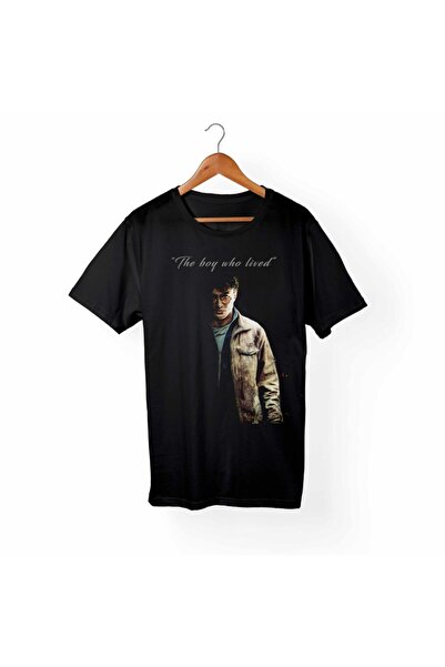 Alfa Tshirt Unisex Siyah Harry Poter  T-Shirt