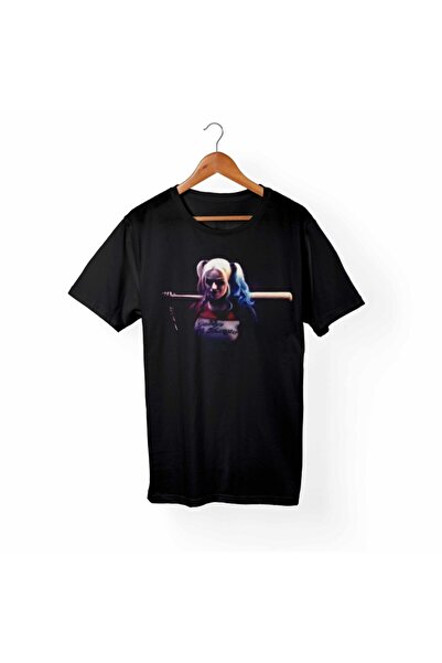 Alfa Tshirt تي شيرت هارلي كوين أسود للأطفال للجنسين