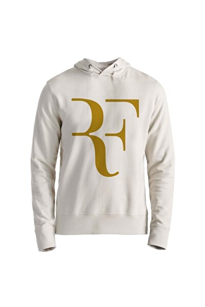 Alfa Tshirt Unisex Kids Ecru Roger Federer Kids Sweatshirt