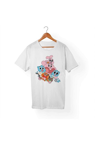 Alfa Tshirt Unisex Λευκό T-Shirt Gumball