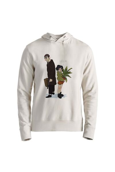 Alfa Tshirt سويت شيرت ماتيلدا ليون أبيض للأطفال للجنسين