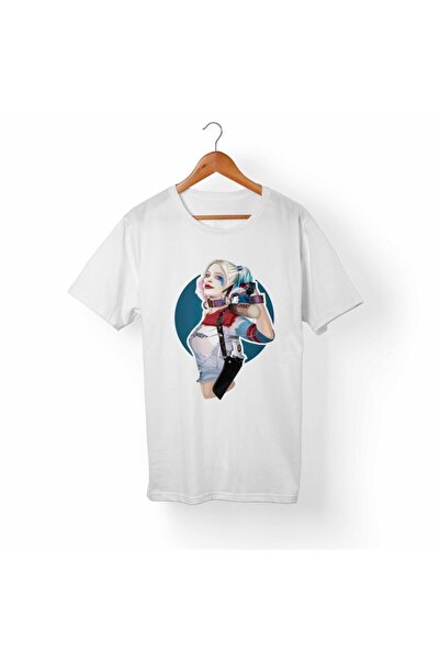Alfa Tshirt تي شيرت هارلي كوين أبيض للجنسين