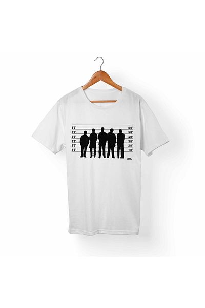 Alfa Tshirt Μπλουζάκι Unisex Λευκό με στάμπα