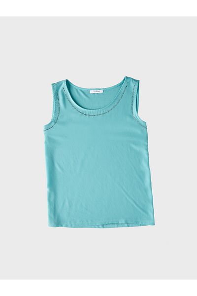 LC Waikiki Matte Turquoise Women's Tank Top - 0S8340Z8
