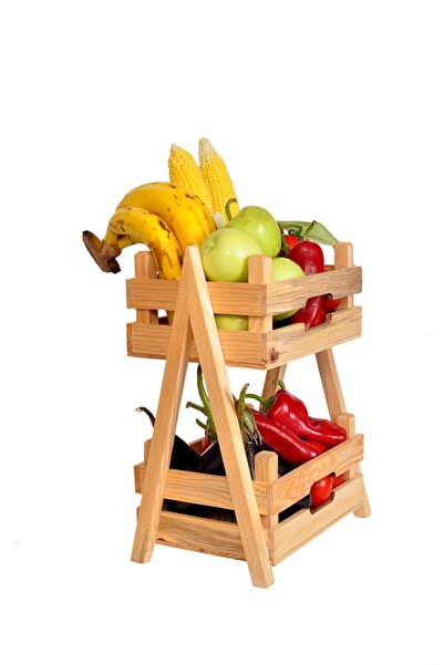 Tahta Bahçesi Ahşap Meyvelik Sebzelik