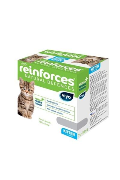 Viyo Reinforces Kitten Yavru Kediler Için Gıda Takviyesi 7 X 30 ml