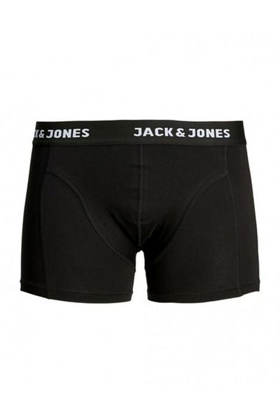 Jack & Jones Ανδρικό μαύρο μπόξερ 3-συσκευασία 12171944